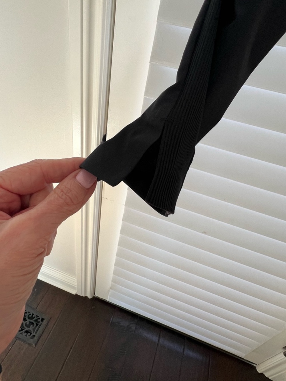 Athleta Black Straight-Leg Pull-On Pants - Picture 6 of 7